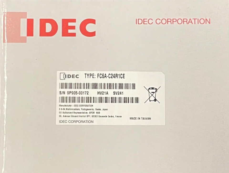 new One IDEC FC6A-C24R1CE FC6AC24R1CE PLC Module ping - IDEC