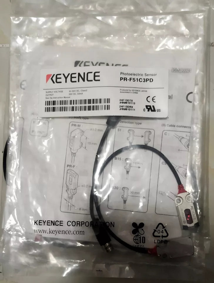 new 1PC Keyence PR-F51C3PD Photoelectric Sensor PRF51C3PD - KEYENCE