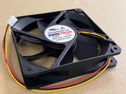 new 1PC three wire axial fan FD1225B24W7-3R DC24V 6.72W - PLCDEVCO