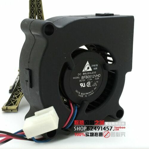 new For Delta 5020 0.28A BFB0512VHD 5CM 12V turbo fan 3Pin