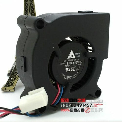 new For Delta 5020 0.28A BFB0512VHD 5CM 12V turbo fan 3Pin