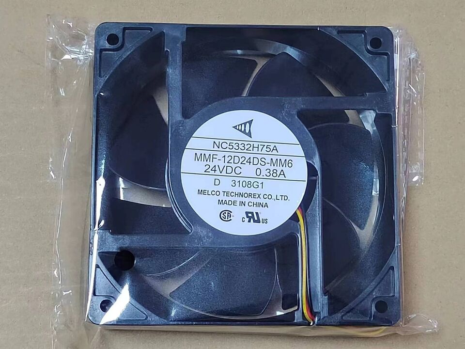 new 1PC inverter cooling fan 12038 MMF-12D24DS-MM6 NC5332H75A 24V 0.38A - ABB