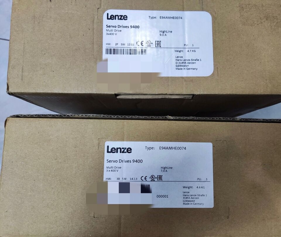 new LENZE E94AMHE0074 Servo Drive E94AMHE0074 In Box ping - LENZE