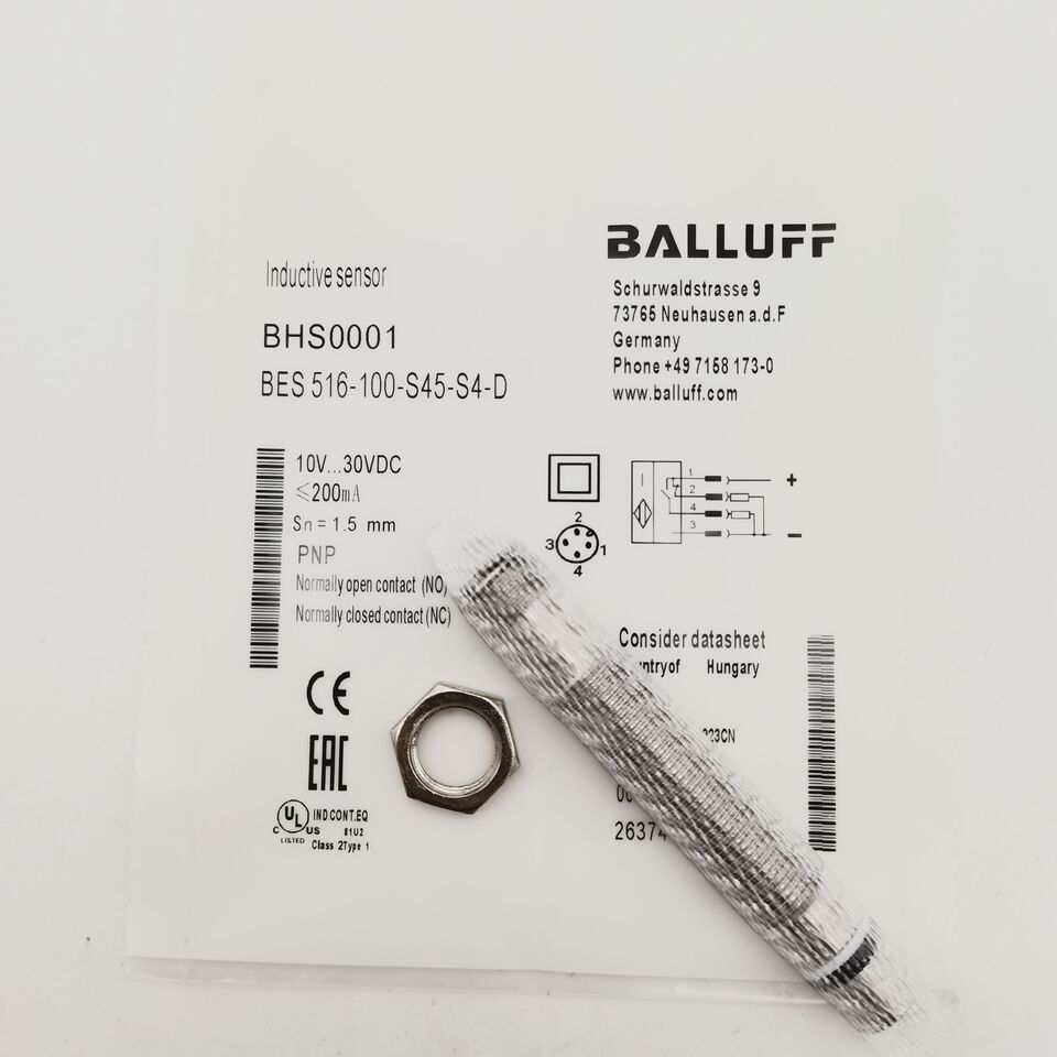 new 1PC BALLUFF BES 516-100-S45-S4-D Proximity Sensor BES516100S45S4D - BALLUFF