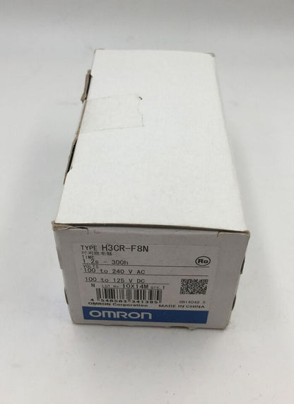 new Omron H3CR-F8N 100-240VAC Timer One H3CRF8N - OMRON