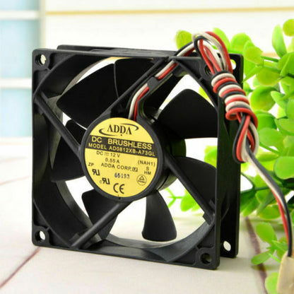 ADDA AD0812XB-A73GL Graphics Card Cooling Fan DC12V 0.55A 3Pin QL - ADDA