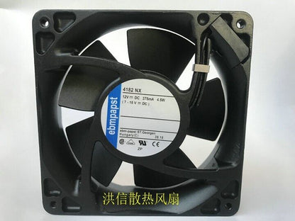 used 1 PCS 4182 NX DC 12V 375mA 4.5W 12038 12CM cooling fan Aluminum Frame fan - MOUSER COMPONENTS