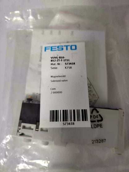 Festo VUVG-B10-B52-ZT-F-1T1L 573418 Solenoid Valve Model X - FESTO