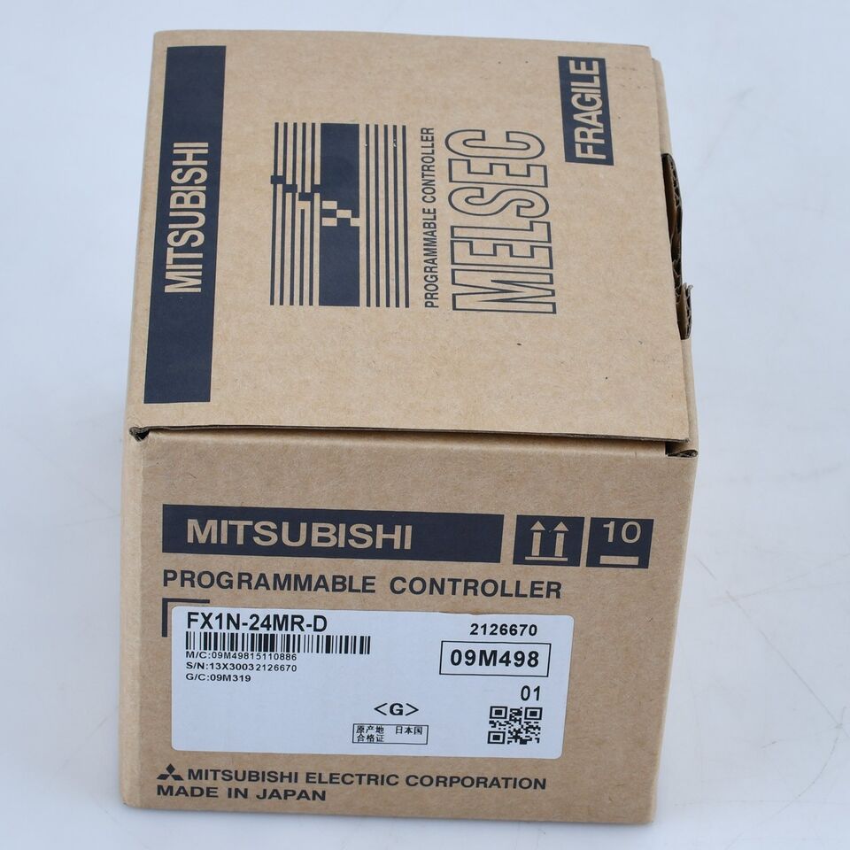 1-Piece Mitsubishi FX1N-24MR-D PLC Controller In Box - MITSUBISHI