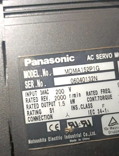 Panasonic MDMA152P1G Servo Motor - PANASONIC