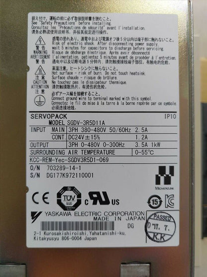 new 1PC YASKAWA For SGDV-3R5D11A ping (by or ) - YASKAWA
