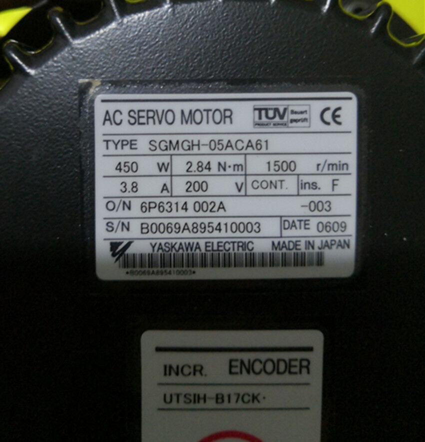 new 1PC YASKAWA AC SERVO MOTOR SGMGH-05ACA61 SGMGH05ACA61 PING - YASKAWA