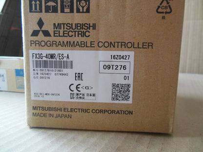 new Mitsubishi PLC FX3G-40MR/ES-A ping FX3G40MR/ESA - MITSUBISHI