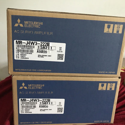 Mitsubishi AC SERVO DRIVER MRJ4W3222B - High-Power Industrial servo driver in box - MITSUBISHI