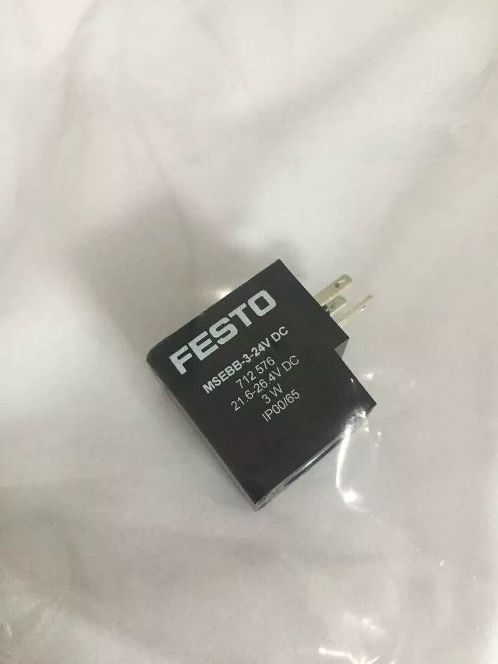 FESTO Solenoid Valve Coil One MSEBB-3-24V DC 712576 - FESTO