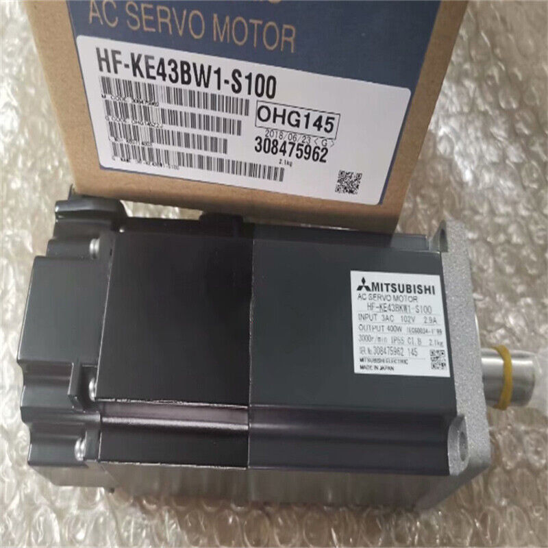 new 1PC MITSUBISHI HF-KE43BW1-S100 AC SERVO MOTOR PING - MITSUBISHI
