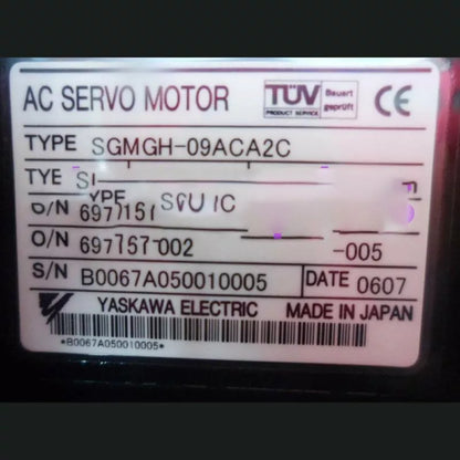new 1PC YASKAWA SGMGH-09ACA2C Servo Motor In Box ping - YASKAWA