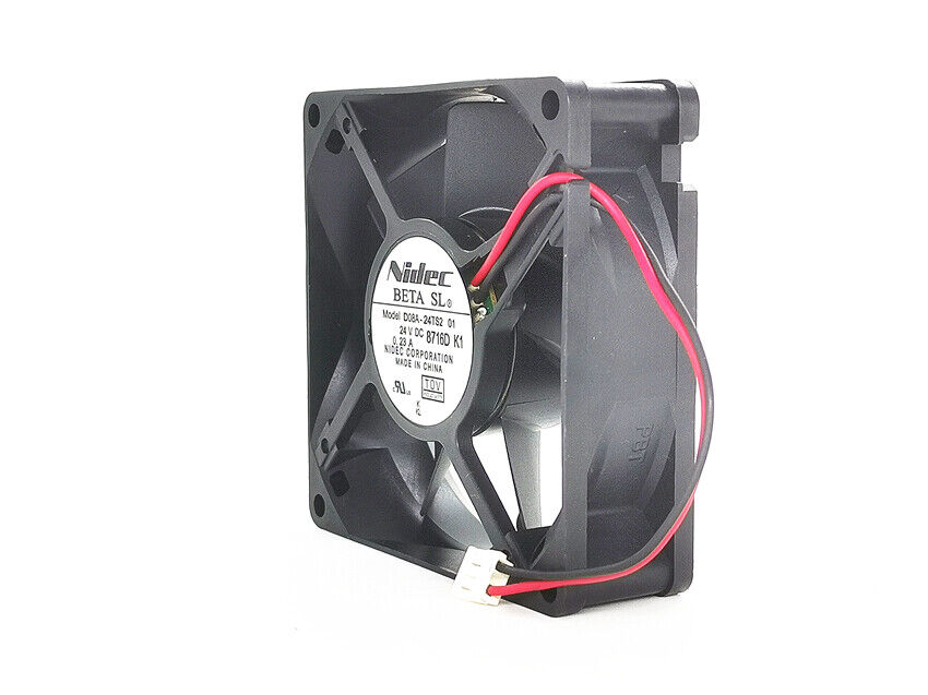 new 1PC 80mmX25mm 3-Pin Inverter Cooling Fan D08A-24TS2 01 DC 24V 0.23A - RITTAL