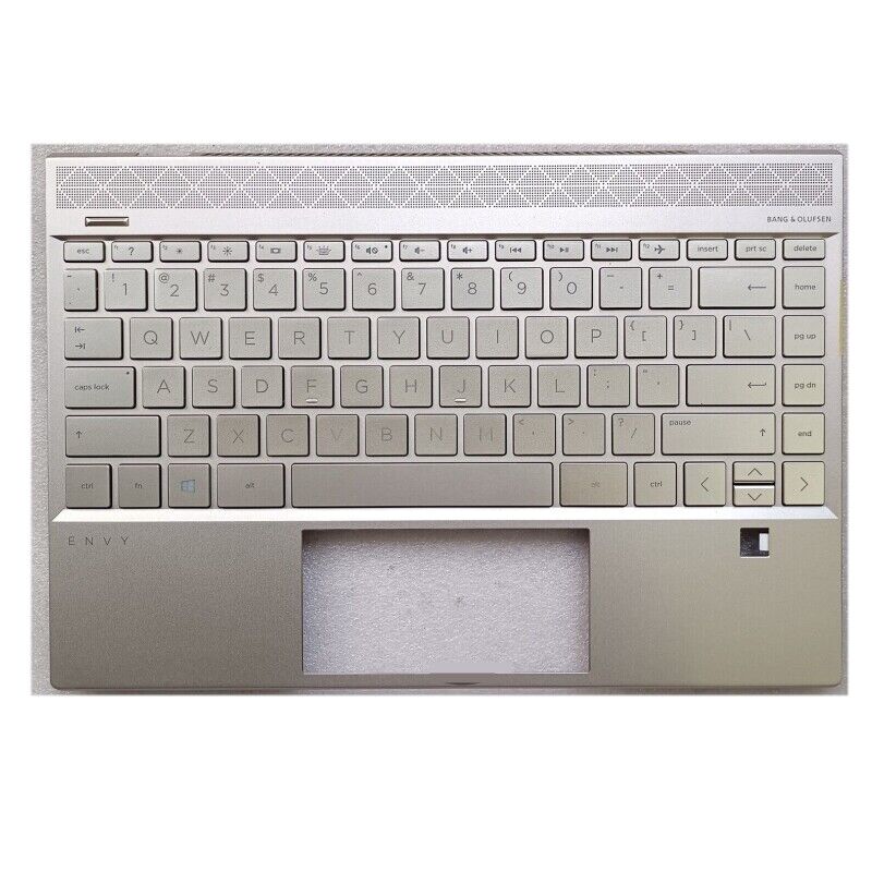 used palmrest cover keyboard for hp envy x360 13 silver edition - PALMREST