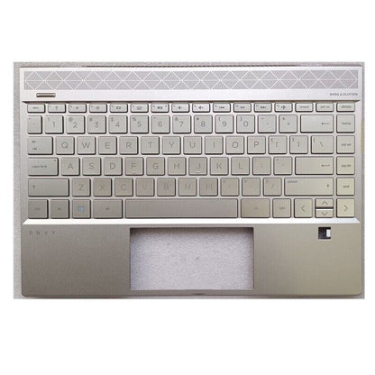 used palmrest cover keyboard for hp envy x360 13 silver edition - PALMREST