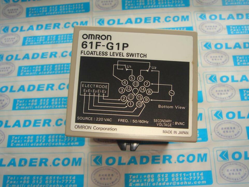Omron 61F-G1P AC220V Floatless Level Switch Ping 61FG1P - OMRON