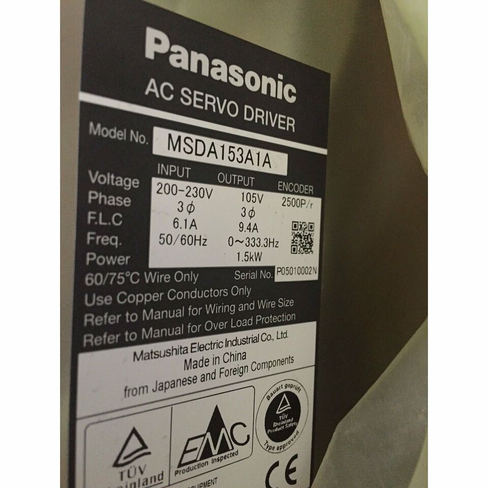 new One Panasonic MSDA153A1A AC Servo Drive ping - ONE PANASONIC