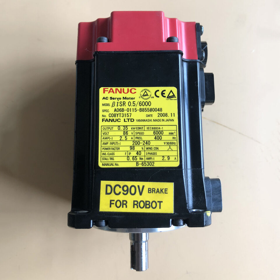new FANUC A06B-0115-B855#0048 Servo Motor A06B0115B855#0048 Expendited - FANUC