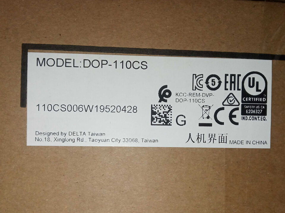 new 1PC Delta DOP-110CS HMI Touch Screen 10 inch DOP110CS ping - DELTA