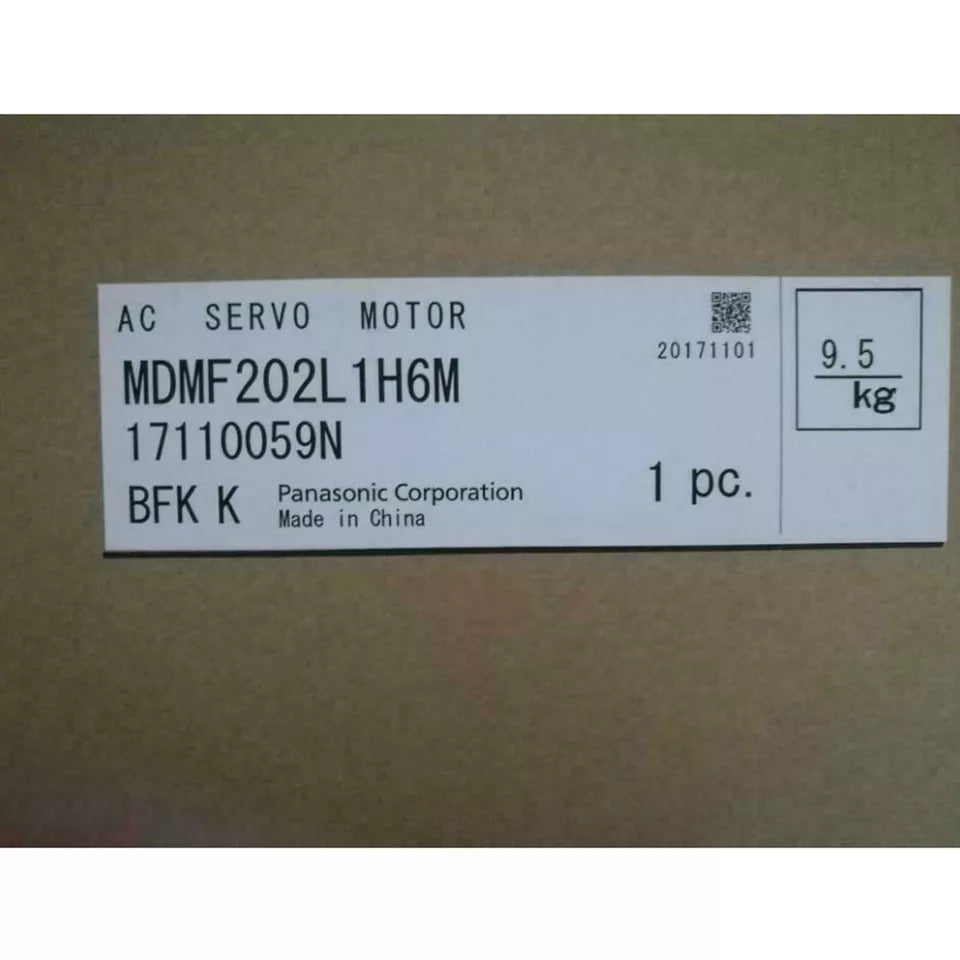 New Panasonic MDMF202L1H6M Servo Motor - 1 Piece - PANASONIC