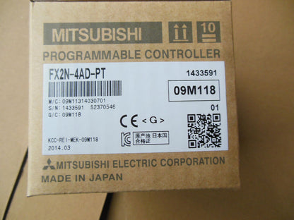 new MITSUBISHI FX2N-4AD-PT PLC Programmable Controller FX2N4ADPT In Box