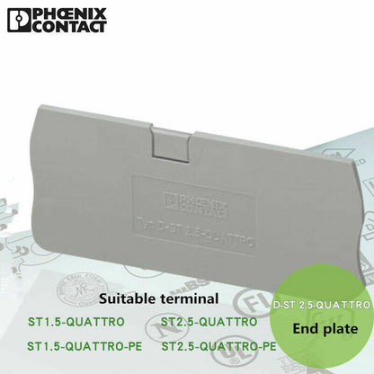 new 50pcs/pack D-ST2.5-QUATTRO Order Number 3030514 End Plate Baffle - HONEYWELL