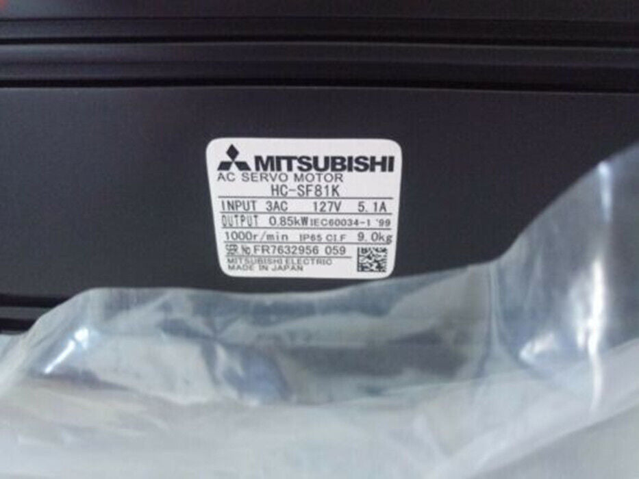 new 1PC MITSUBISHI HC-SF81K Servo Motor HCSF81K ping - MITSUBISHI