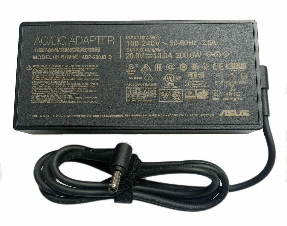 new ASUS 200W Charger ADP-200JB D for Asus TUF Dash F15 FX516PR-HN068T AC Adapter