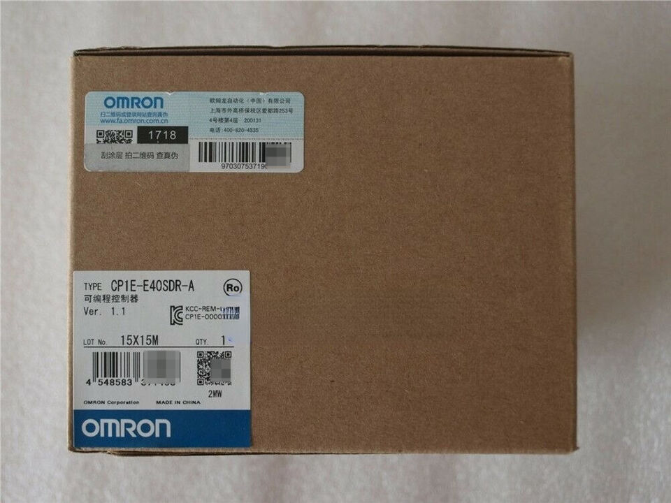 new Omron CP1E-E40SDR-A PLC Module One CP1EE40SDRA - OMRON