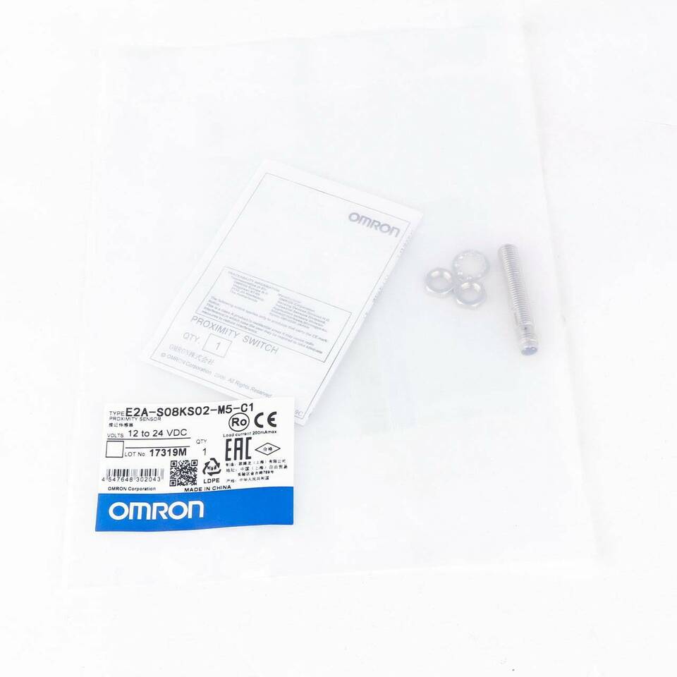 new Omron E2A-S08KS02-M5-C1 Proximity Switch One E2AS08KS02M5C1 - OMRON