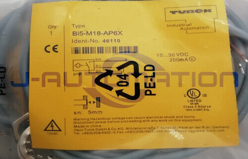 new 1PCS ONES TURCK proximity switch BI5-M18-AP6X - ONES TURCK