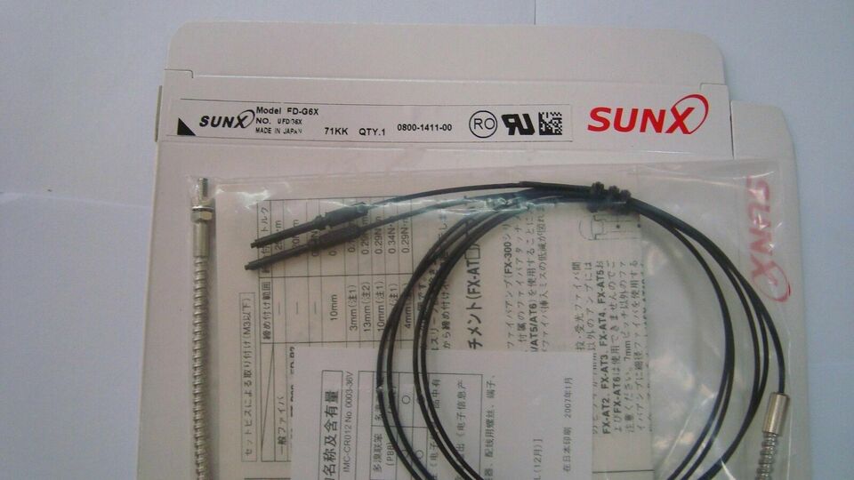 new 1PC  Panasonic Sunx FD-G6X Fiber Optic Sensor FDG6X In Box Sunx