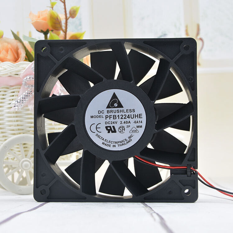 new 1PC Delta PFB1224UHE 12038 24V 2.40A 12CM Cooling Fan - DELTA