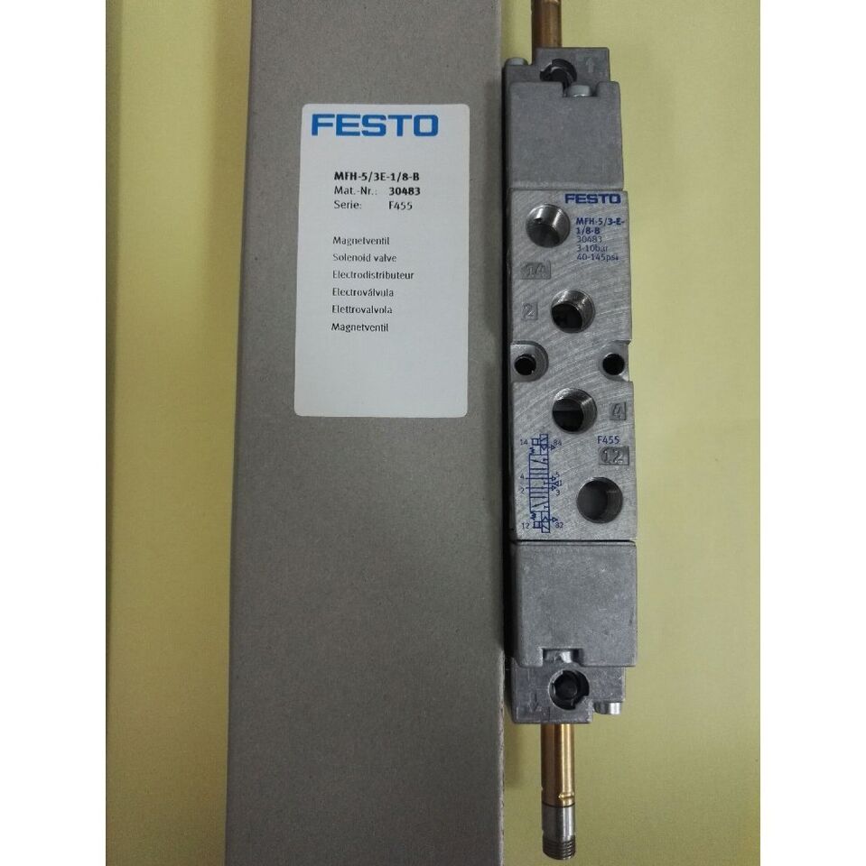 Solenoid Valve FESTO MFH-5/3E-1/8-B 30483 - FESTO