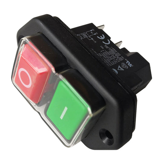 new KEDU KJD17B 4-Terminals Electromagnetic Pushbutton Switches for Electric Slicer - KEDU