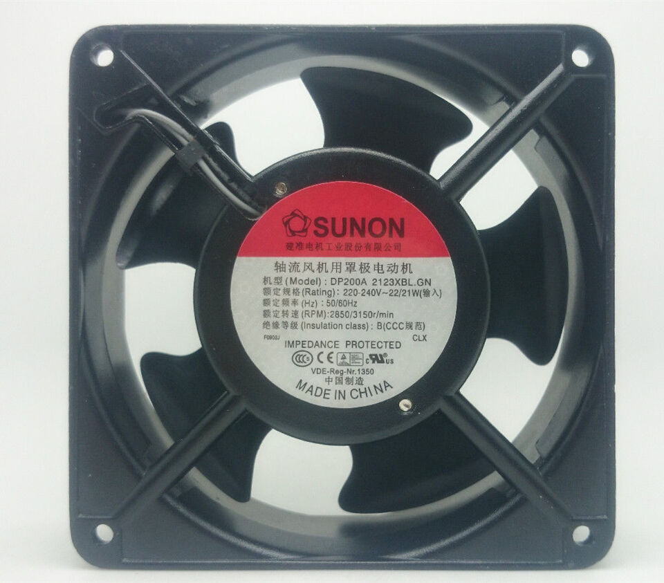 new 1PC 120x120x38mm 230V 2850RPM DP200A 2123XBL.GN Axial cooling fan - AXIAL FANS CO.