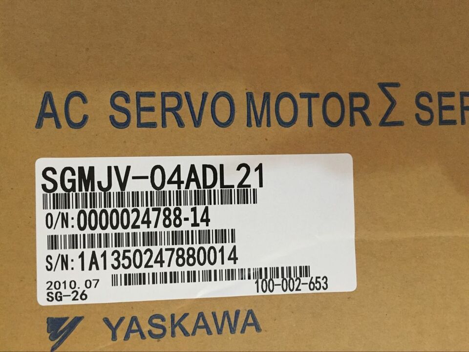 new YASKAWA SGMJV-04ADL21 AC SERVO MOTOR SGMJV04ADL21  In Box ping