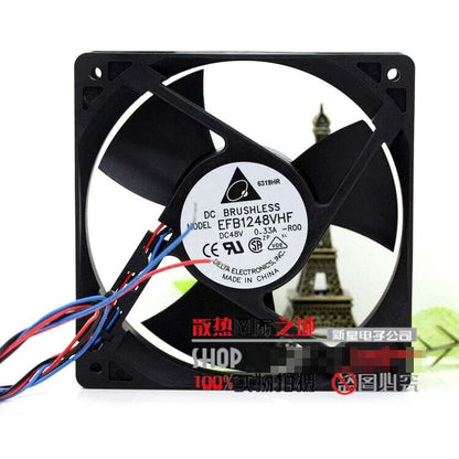 new 1PC 12CM with stall fan EFB1248VHF-ROO 48V 0.33A 12032 - SCHNEIDER ELECTRIC