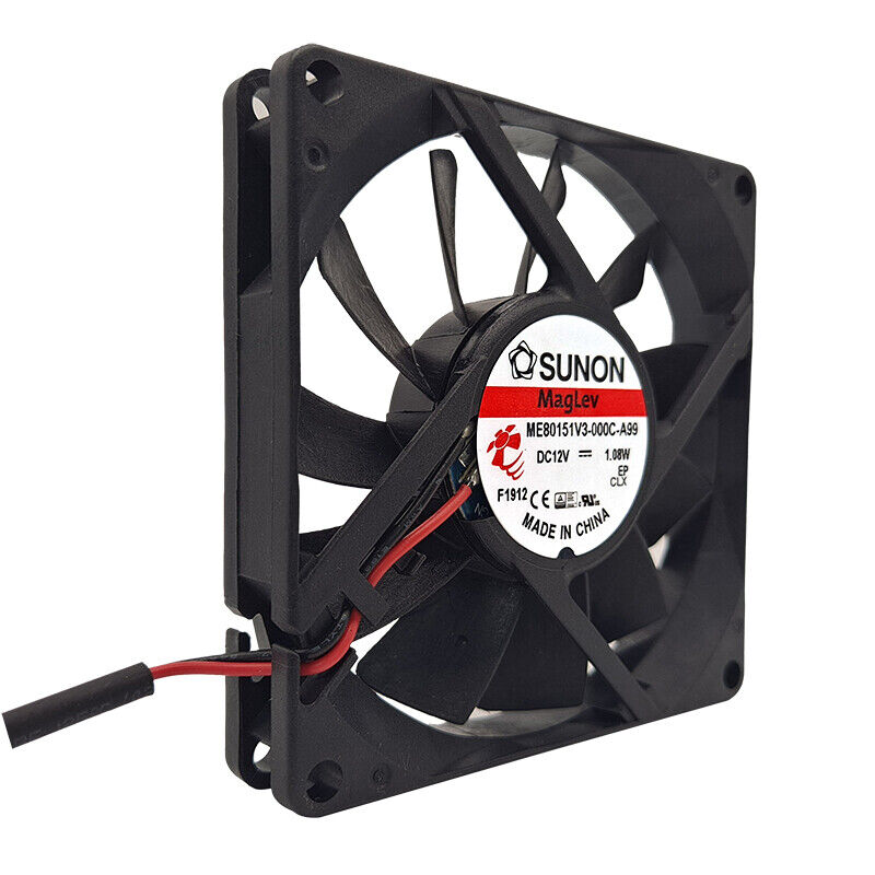 new 1PC  Silent Cooling Fan 2Pin ME80151V3-000C-A99 80X80X15MM 8015 12V 1.08W