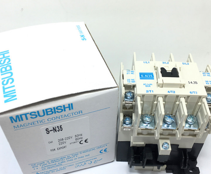 new Mitsubishi S-N35 AC220V Magnetic Contactor 1PC SN35 - MITSUBISHI