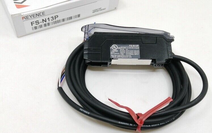 new 1PC  KEYENCE FS-N13P Digital Fiber Optic Amplifier Sensor Cable FSN13P In Box