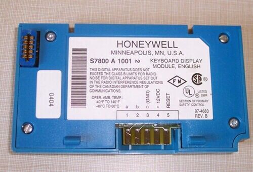 new  Honeywell S7800A1001 Burner Control Display Module ping 1P