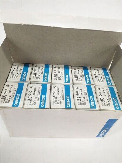 new Omron H3Y-2-C 220VAC Timer One H3Y2C - OMRON
