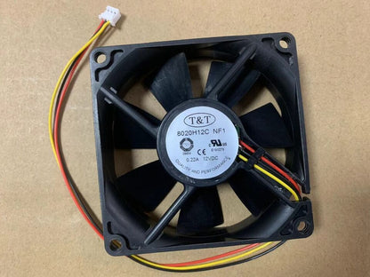 1PC 8020H12C DC12V 3Pin Cooling Fan - COOLFLOW