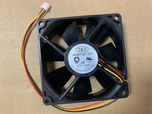 1PC 8020H12C DC12V 3Pin Cooling Fan - COOLFLOW
